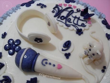 Torta di Violetta per compleanno Torta di Violetta per compleanno
