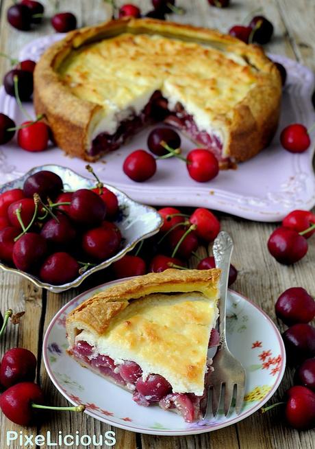 Crostata di Ricotta e Ciliegie Crostata di Ricotta e Ciliegie