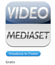 Aggiornamento per l’applicazione Video Mediaset per iPhone e iPad con diverse novità!!