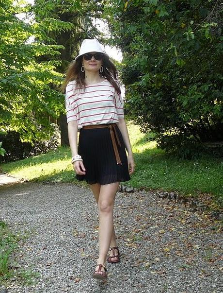 Sunny Day In A Pleated Skirt