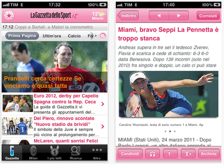 Disponibile su App Store l’applicazione Gazzetta Mobile!!