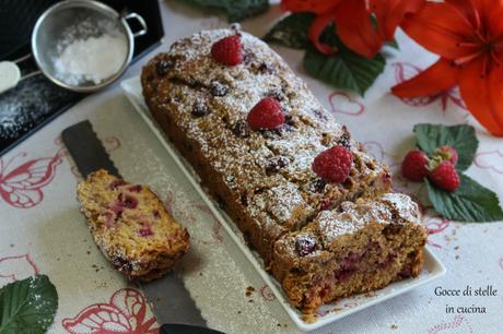 Plumcake al lampone e mela Plumcake al lampone e mela