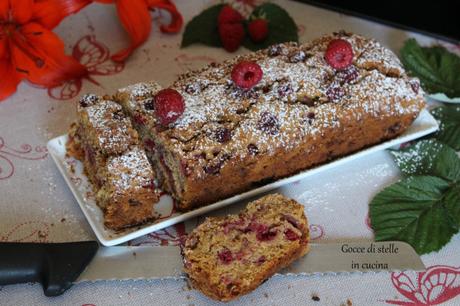 Plumcake al lampone e mela Plumcake al lampone e mela