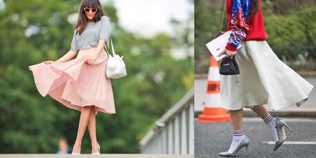 Gonna a ruota: 70 anni e non sentirli (e va ancora di moda!) Gonna a ruota: 70 anni e non sentirli (e va ancora di moda!)