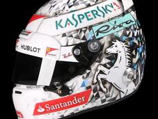 Arai GP-6 S.Vettel Silverstone 2017 Jens Munser Designs