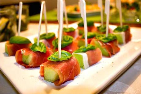 Finger Food di Prosciutto e Melone Finger Food di Prosciutto e Melone