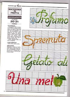 Idee per la tua cucina realizzate a punto croce Idee per la tua cucina realizzate a punto croce
