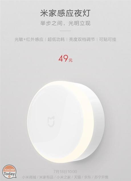 Xiaomi Mi Induction Night Lamp: farà luce sui vostri “bisogni” Xiaomi Mi Induction Night Lamp: farà luce sui vostri “bisogni”