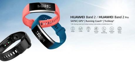 Huawei Band 2 e Band 2 Pro annunciate ufficialmente Huawei Band 2 e Band 2 Pro annunciate ufficialmente