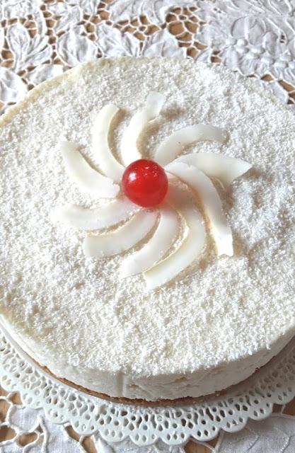 CHEESE CAKE AL COCCO CHEESE CAKE AL COCCO