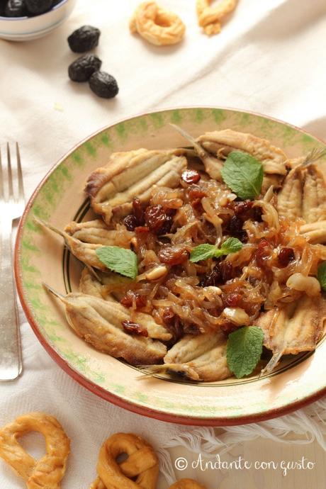 Alici in cipollata: l'acciuga, pesce