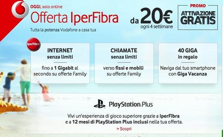 Solo per oggi, sconto per le offerte Vodafone ADSL e Fibra Solo per oggi, sconto per le offerte Vodafone ADSL e Fibra
