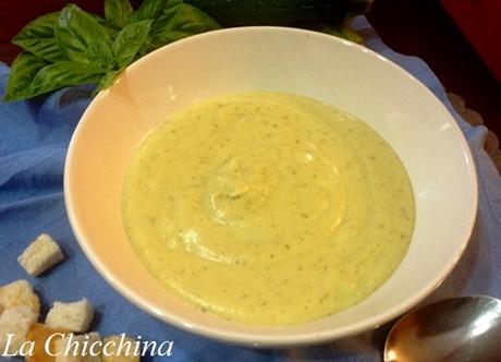 Crema di zucchine e patate al profumo di basilico Crema di zucchine e patate al profumo di basilico