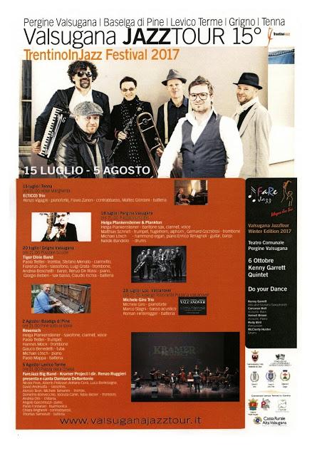 Chi va con lo Zoppo... non perde Eccher's Hackers, Luciano Federighi e Tiger Dixie Band al TrentinoInJazz 2017! Chi va con lo Zoppo... non perde Eccher's Hackers, Luciano Federighi e Tiger Dixie Band al TrentinoInJazz 2017!