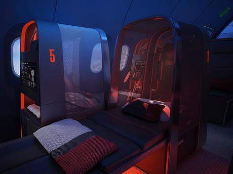 DESIGN: Nike e Teague | 'The Athlete's Plane' DESIGN: Nike e Teague | 'The Athlete's Plane'