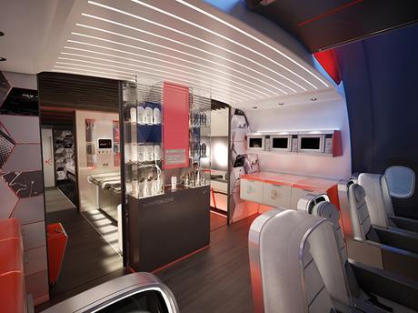 DESIGN: Nike e Teague | 'The Athlete's Plane' DESIGN: Nike e Teague | 'The Athlete's Plane'