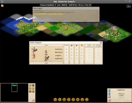 Guida a Freeciv, un grande gioco open source: introduzione e obiettivo del gioco. Guida a Freeciv, un grande gioco open source: introduzione e obiettivo del gioco.