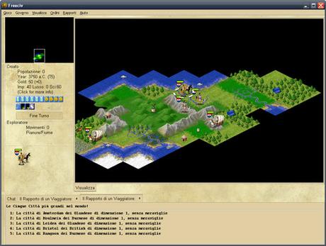 Guida a Freeciv, un grande gioco open source: introduzione e obiettivo del gioco. Guida a Freeciv, un grande gioco open source: introduzione e obiettivo del gioco.