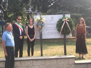 PAVIA. Commemorata oggi la figura di Paolo Borsellino e quella sua PAVIA. Commemorata oggi figura Paolo Borsellino quella