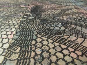 Passaggi di forme mosaico-fluido-particolare-tecnica-mista-2017-2