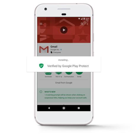 Google Play Protect ora disponibile per smartphone e tablet Android Google Play Protect ora disponibile per smartphone e tablet Android