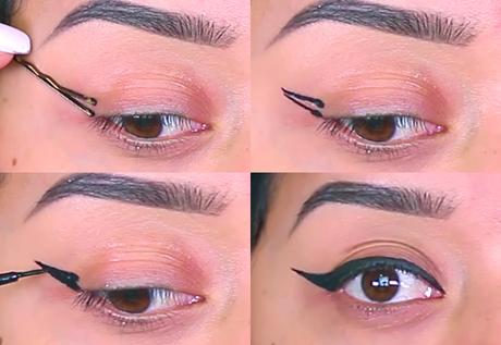 6 tecniche imperdibili per applicare l’eyeliner eyeliner con fermaglio capelli