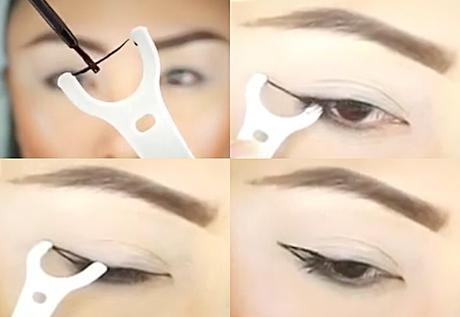6 tecniche imperdibili per applicare l’eyeliner eyeliner con filo interdentale