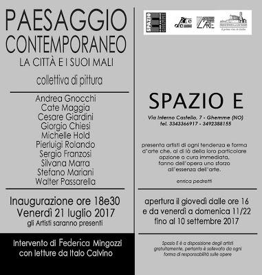 Andrea Gnocchi: PAESAGGIO CONTEMPORANEO la città ed i suio mali Andrea Gnocchi: PAESAGGIO CONTEMPORANEO la città ed i suio mali