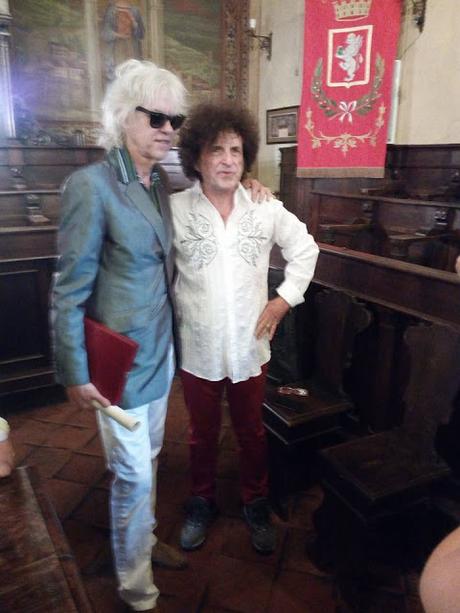 Bernardo Lanzetti incontra Bob Geldof Bernardo Lanzetti incontra Bob Geldof