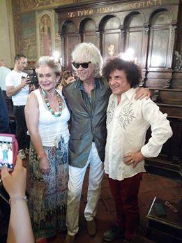 Bernardo Lanzetti incontra Bob Geldof Bernardo Lanzetti incontra Bob Geldof