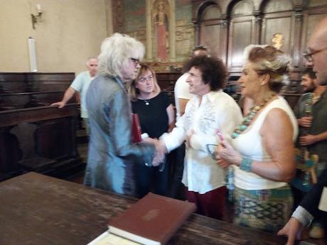 Bernardo Lanzetti incontra Bob Geldof Bernardo Lanzetti incontra Bob Geldof