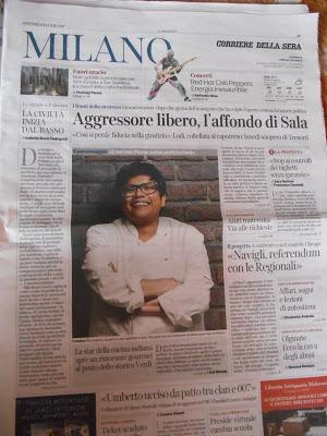 Ritu Dalmia, la chef degli italiani in India, oggi sul Corriere Ritu Dalmia, la chef degli italiani in India, oggi sul Corriere