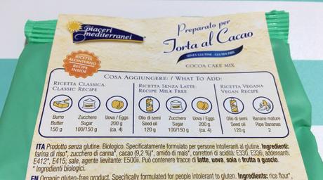 Preparato per torta al cacao senza glutine Piaceri Mediterranei Preparato per torta al cacao senza glutine Piaceri Mediterranei