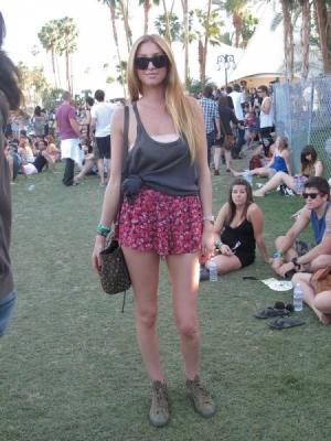 Style star at Coachella Festival 2011