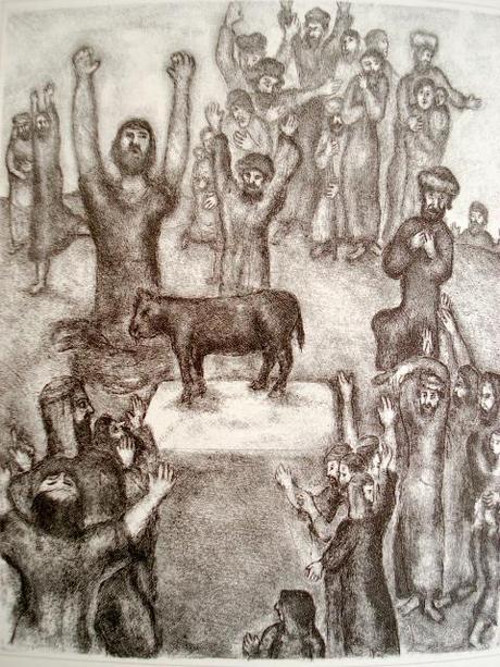 La Bibbia firmata Chagall: “Il vitello d’oro”