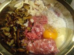 DSC06557 Polpette Salsiccia e Melanzane