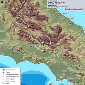 Terremoto, quattro lievi scosse in serata tra Lazio ed Abruzzo. Nessun danno