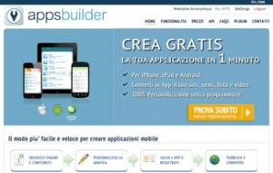 AppsBuilder AppsBuilder: datemi un’applicazione e vi solleverò il mondo
