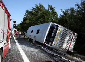 Pullman si ribalta,tre gravi Pullman si ribalta,tre gravi