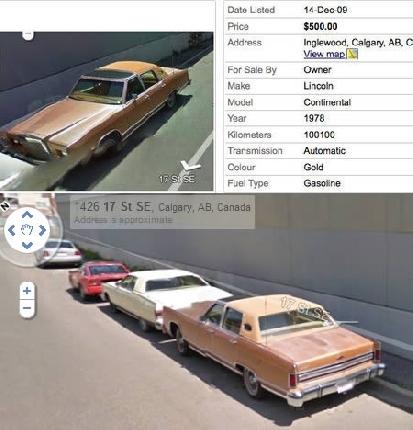 canada qualcuno usa street view per vendere l auto 4748 Ecco le immagini più strane di Google Street View