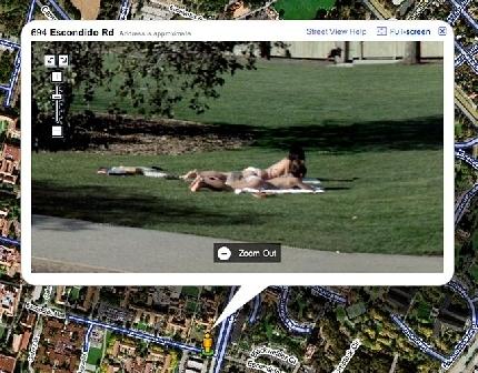 san francisco sexy bikini al parco 4743 Ecco le immagini più strane di Google Street View