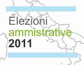 Amministrative 2011, la griglia di partenza