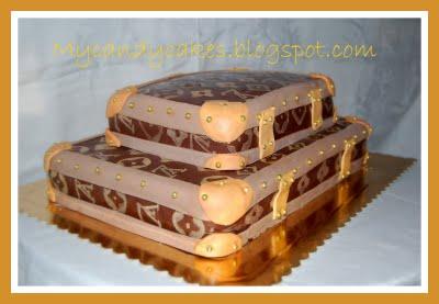 Louis Vuitton Cake-Torta valigia Louis Vuitton