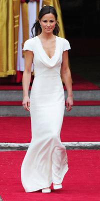 Pippa Middleton, il look per il Royal wedding della sorella Kate