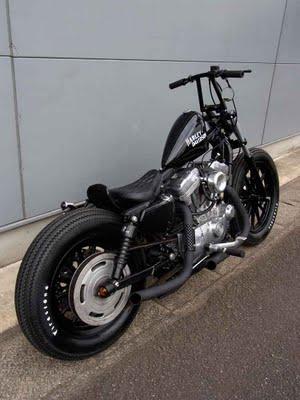 HD Sportster 883 Bobber by Crazy Orange