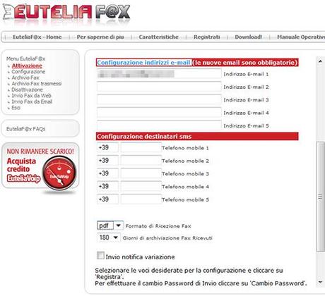 Fax 03 Ricevere Fax Gratis via Email