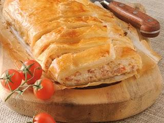 Strudel di salsiccia e ricotta