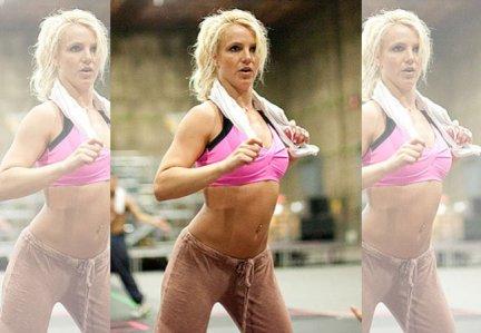 Britney Spears tonica ed atletica