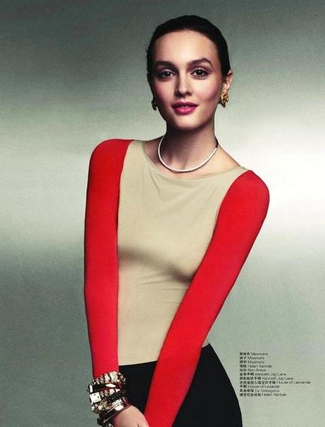 Cover Girl// Leighton Meester on L’Officiel China