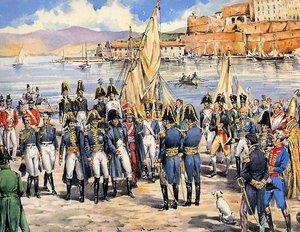 l'arrivo di Napoleone all'Elba